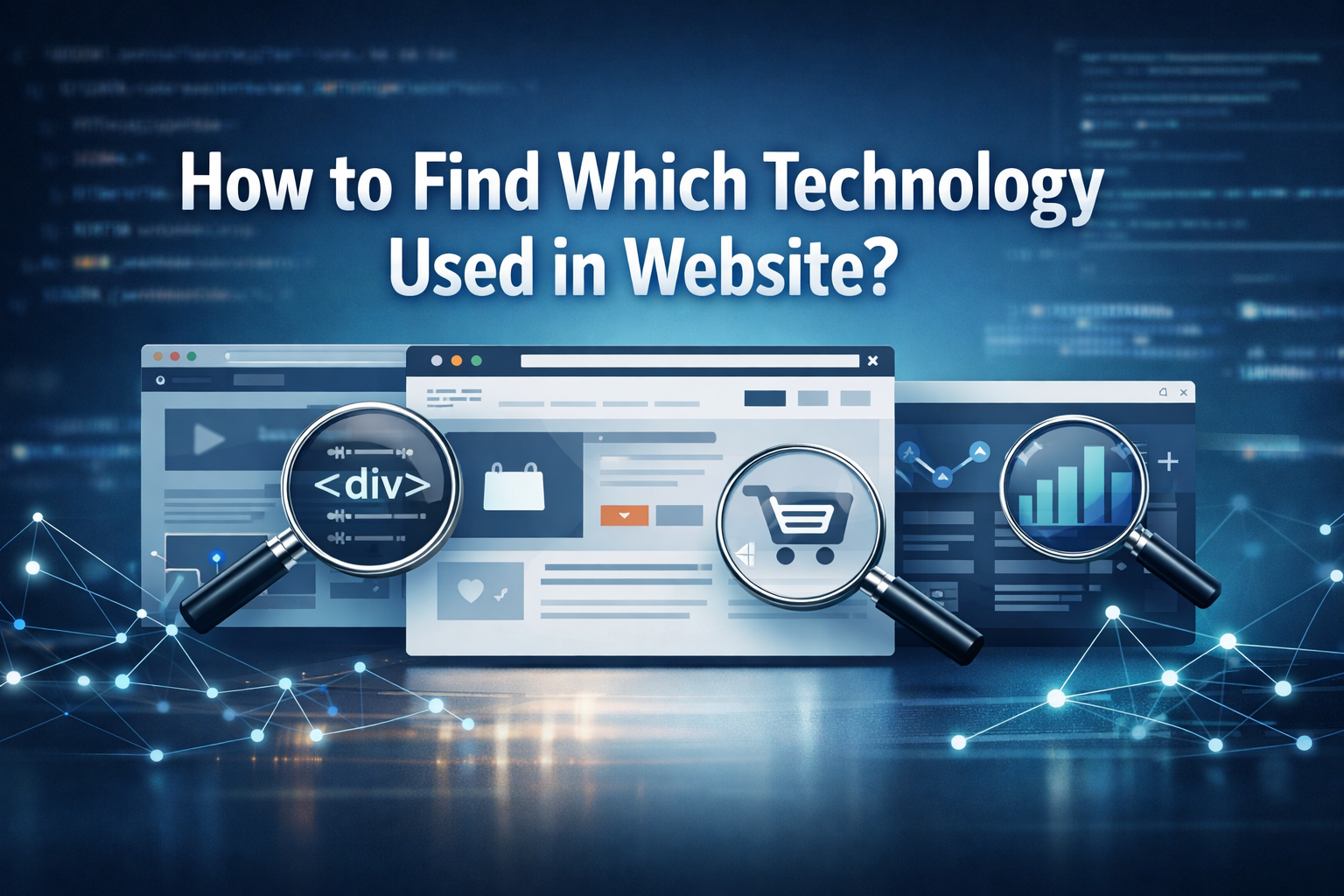 How to find which technology used in website?