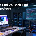 what are front end and backend technologies